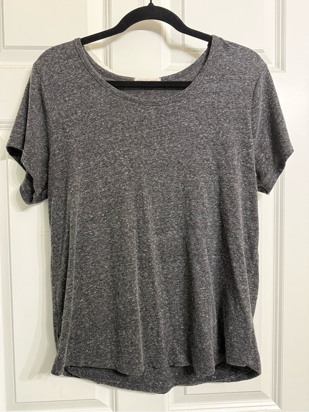 Threads 4 Thought Charcoal Open Back Cutout Tee Size Large